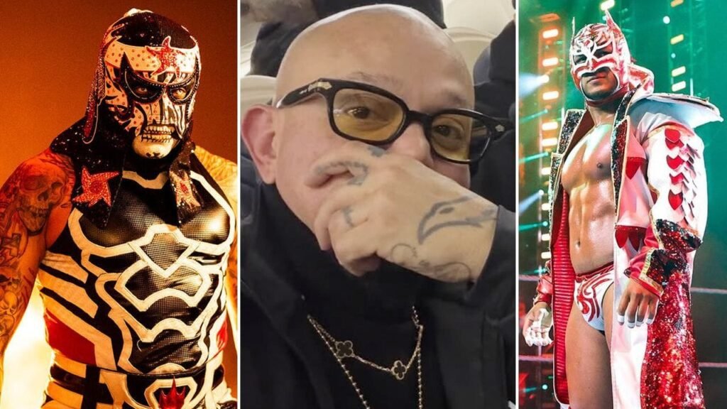 Rey Mysterio, Dragon Lee & Penta break the internet; 3 WWE Superstars drop unmasked picture