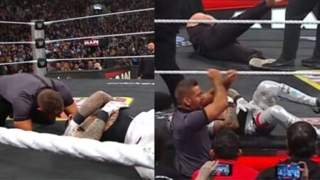 BREAKING: Prayers up for WWE icon Rey Mysterio as the referee throws up X sign on RAW – REPORTS