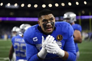 Lions’ Penei Sewell nominated for first ever OL award