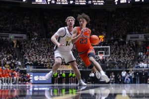 Wagler scores 46 points to lead No. 11 Illinois to an 88-82 victory over No. 4 Purdue