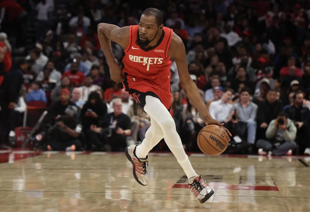 How many points did Kevin Durant score? Timberwolves vs Rockets stats