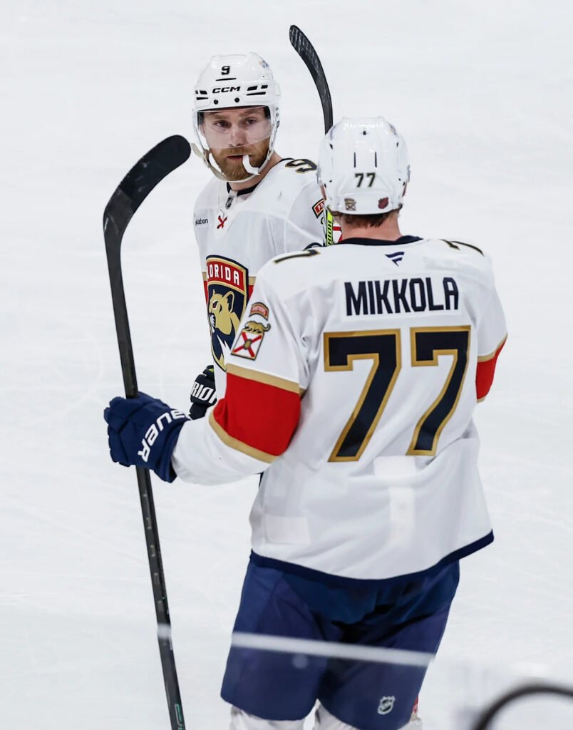 Journeyman Bjornfot has his first 2-goal game, Panthers score 4 times in 3rd to beat Blackhawks 5-1