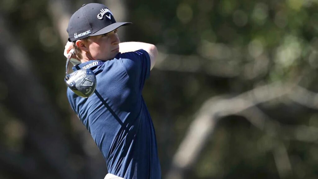 He’s 18, and he’s staring down Scottie Scheffler for a PGA Tour win