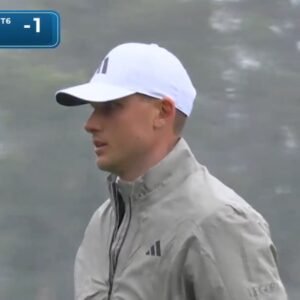 Ludvig Aberg had an incredibly relatable reaction to this wayward shot at Riviera