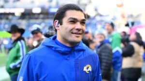 Why Puka Nacua is in a car with Kurt Busch at the Daytona 500