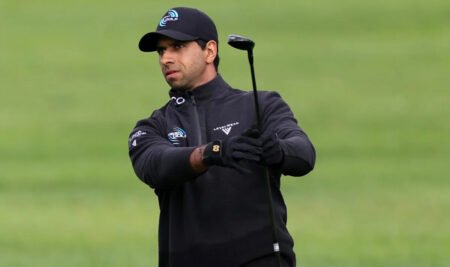Aaron Rai leads after a rainy, blustery Thursday at Riviera