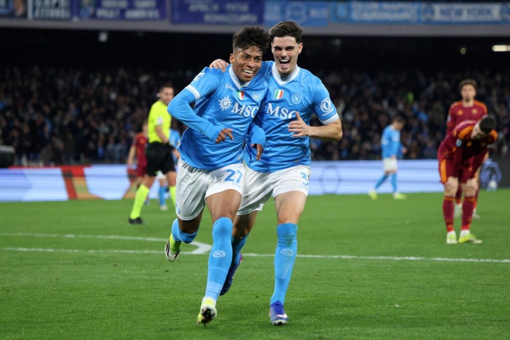 Napoli ‘fought like lions’ say Alisson Santos and Buongiorno after 2-2 draw