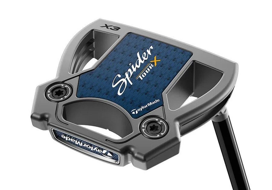 The TaylorMade Spider Tour X has weights in the sole under the back heel and toe areas that boost stability.