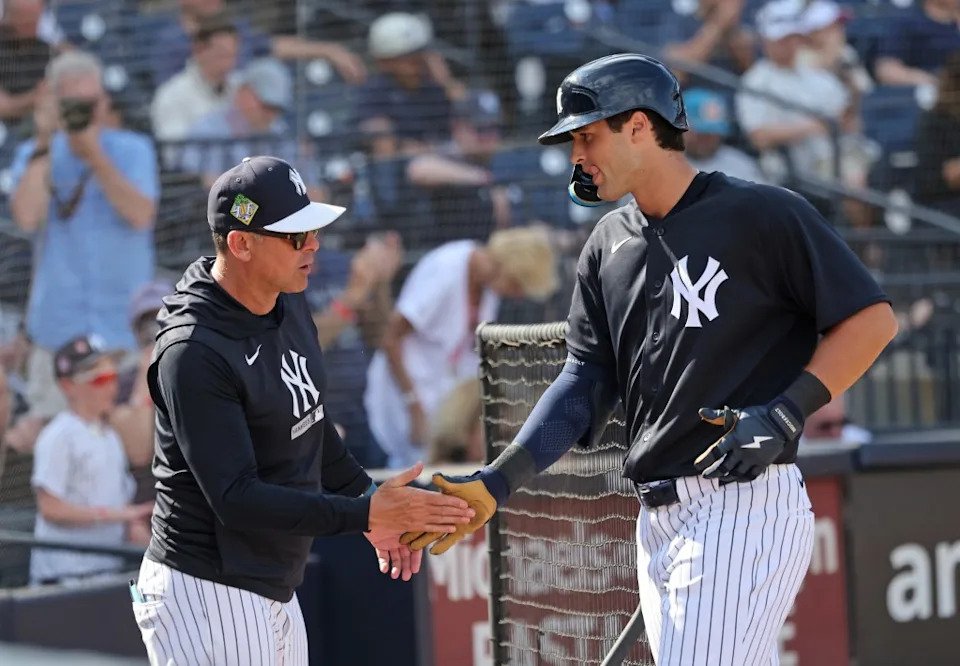 Spencer Jones is having a powerful spring training for the Yankees. Charles Wenzelberg / New York Post