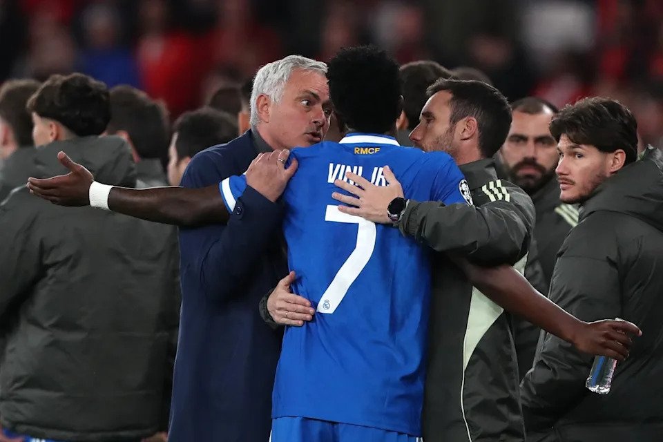 Mourinho said he wanted to remain ‘independent’ but criticised Vinicius Jr’s celebration (Copyright 2026 The Associated Press. All rights reserved)