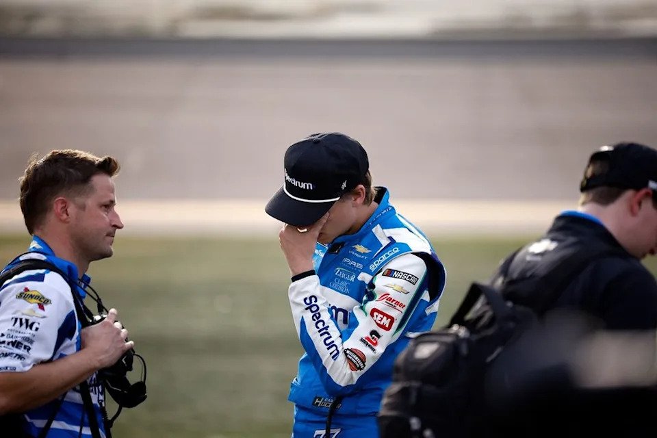 Carson Hocevar, No. 77 Spire Motorsports Chevrolet