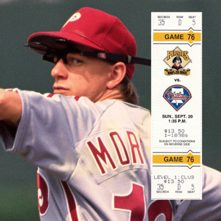 Why did this ticket to a 1992 Phillies-Pirates game sell for over $1,500?