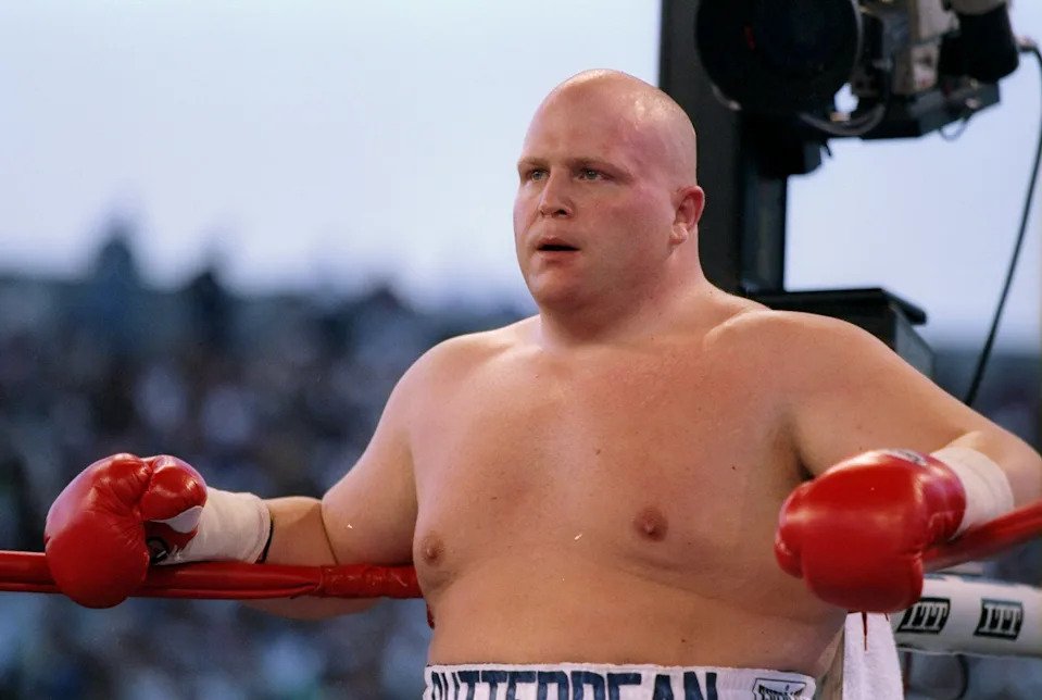 7 Jun 1996: Eric (Butterbean) Esch looks on during a bout against George Clarke at Caesars Palace in Las Vegas, Nevada. Esch won the fight with a knockout in the first round.