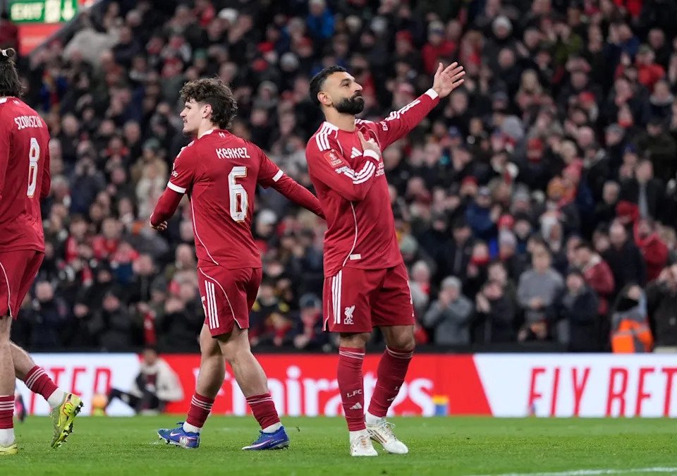 Mohamed Salah’s penalty was his first goal against an English club since 1 Novemebr (PA)