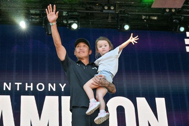 Anthony Kim’s message after his improbable victory was both raw and inspirational