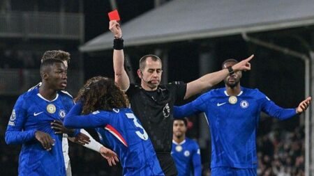 Which club has the most red cards in a Premier League season?