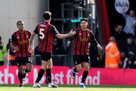 Bournemouth draws 1-1 with Sunderland to stretch unbeaten Premier League run to 8 games