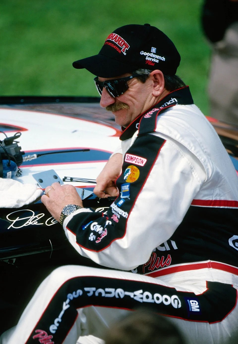 NASCAR Winston Cup Series driver Dale Earnhardt.