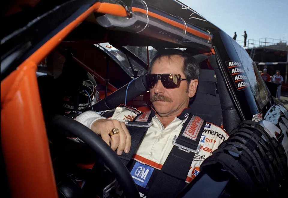 NASCAR Winston Cup Series driver Dale Earnhardt at Phoenix International Raceway.
