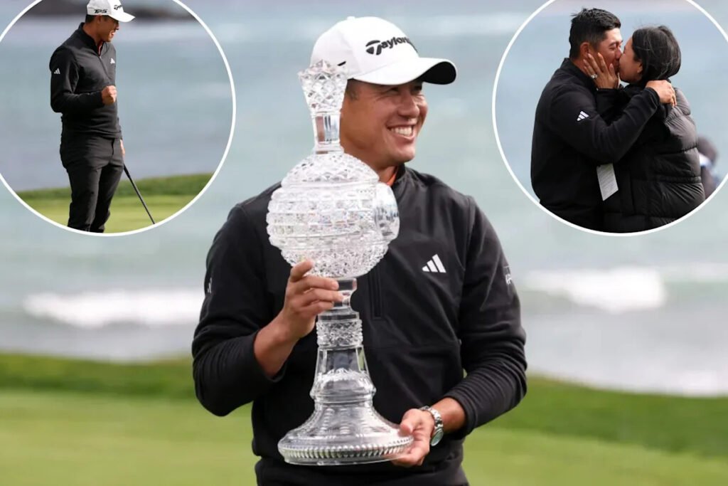 Collin Morikawa holds off Scottie Scheffler’s historic comeback bid for first PGA Tour win since 2023