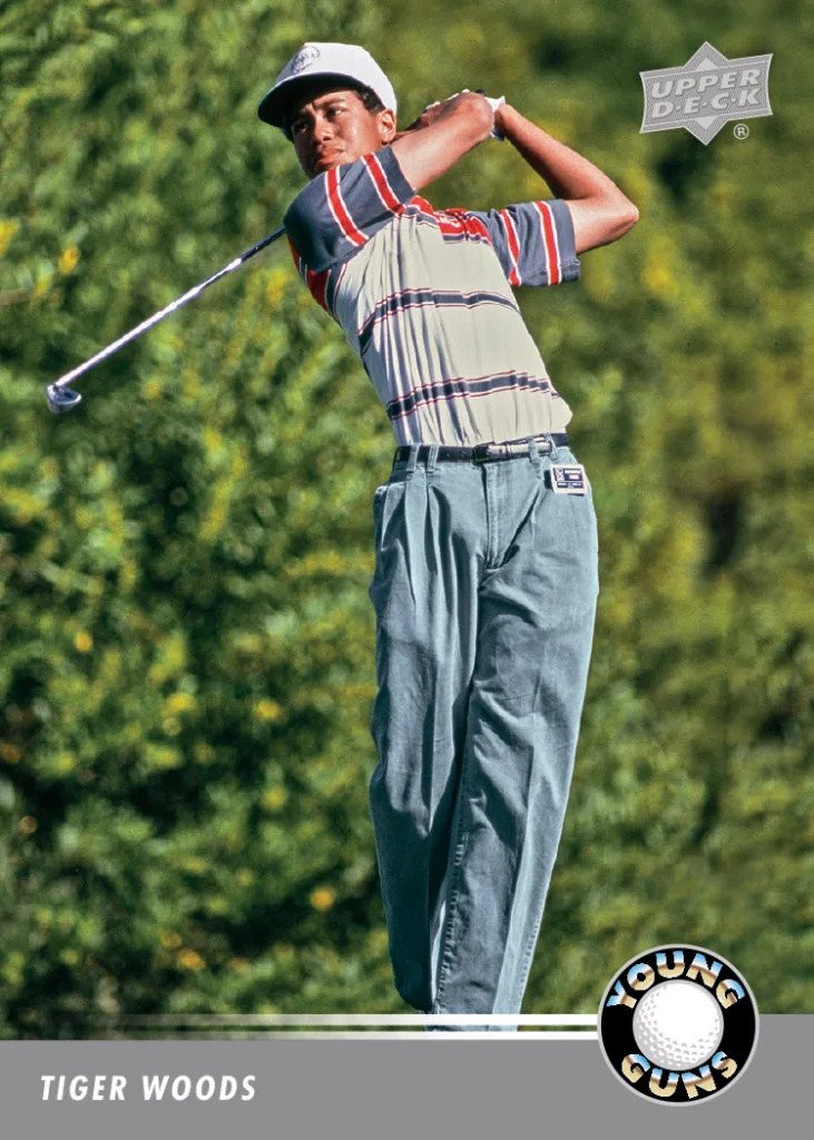 Tiger Woods Upper Deck 2026 Golf Young Guns
