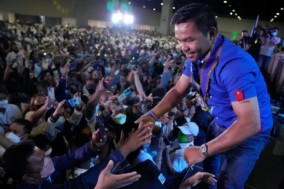 Pacquiao has been heavily involved in politics in the Philippines (Copyright 2022 The Associated Press. All rights reserved.)
