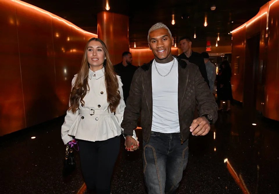 Benn at T-Mobile Arena in Las Vegas on Saturday, before Ryan Garcia’s title win (Getty for Thomas J Henry)