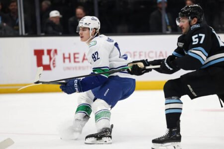 Canucks Remain Winless Against The Mammoth After 6-2 Loss In Utah