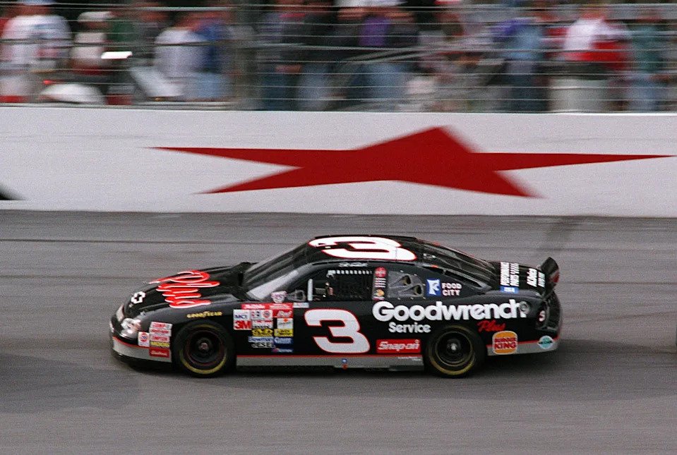 NASCAR Winston Cup Series driver Dale Earnhardt during the Daytona 500 at Daytona International Speedway.