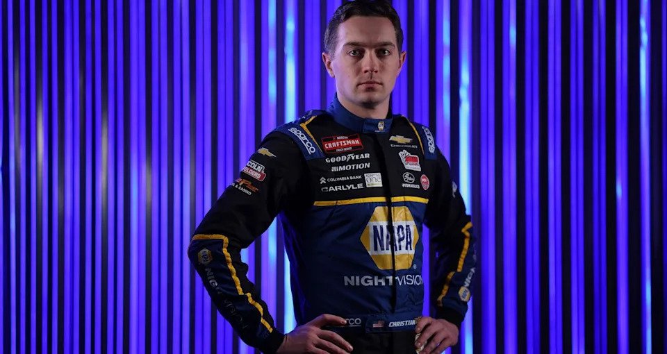 Christian Eckes poses for a photo.