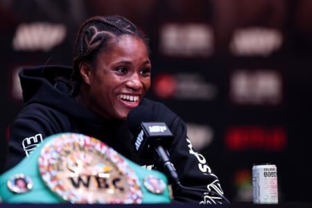 Caroline Dubois and Terri Harper in frosty exchanges ahead of title unification