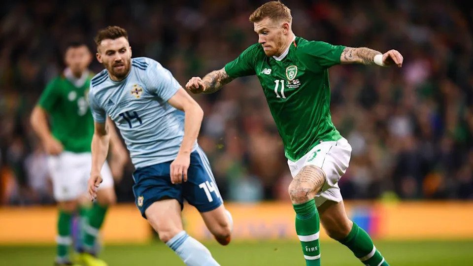 Stuart Dallas and James McClean