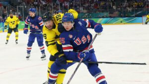 Four Bruins players still in mix for gold medal at Winter Olympics