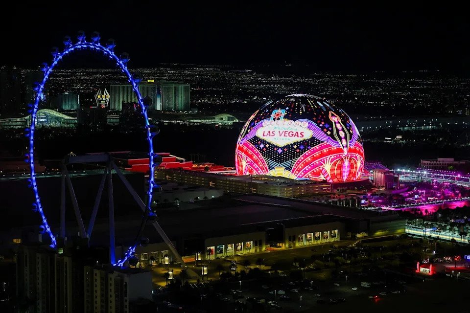 Las Vegas’s Sphere will host Mayweather vs Pacquiao 2 (Getty Images)