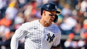 Aaron Judge hits two home runs in spring debut, ‘excited’ for World Baseball Classic