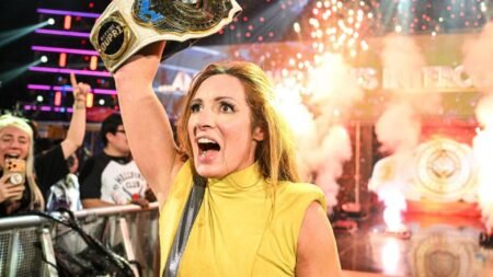 Former WWE announcer accepts Becky Lynch’s award 33 years after leaving company