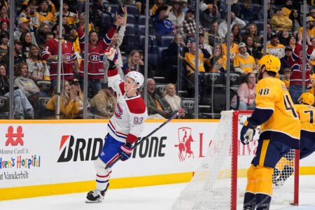 Montreal Canadiens win their 4th straight beating the Predators 4-1