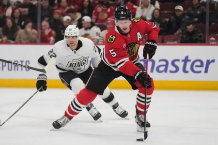 Oilers acquire defenseman Connor Murphy from the Blackhawks ahead of the NHL trade deadline