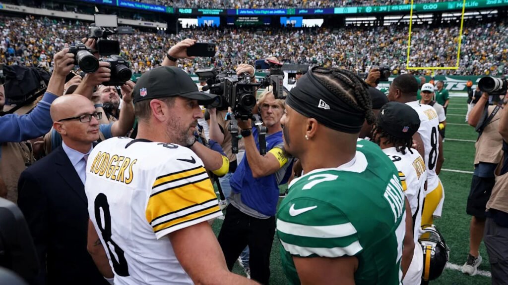 Aaron Rodgers, Justin Fields will count for $48 million in 2026 Jets cap space