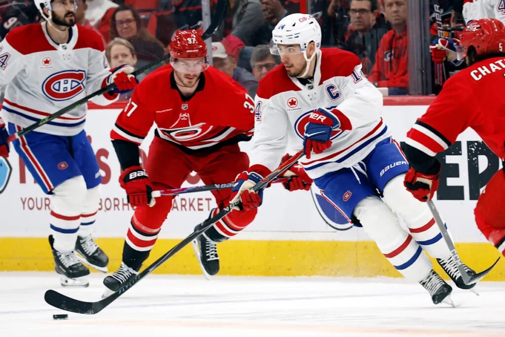 Suzuki lifts streaking Canadiens to 3-1 win over Hurricanes