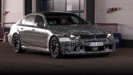 2028 BMW M5 Facelift Spy Video