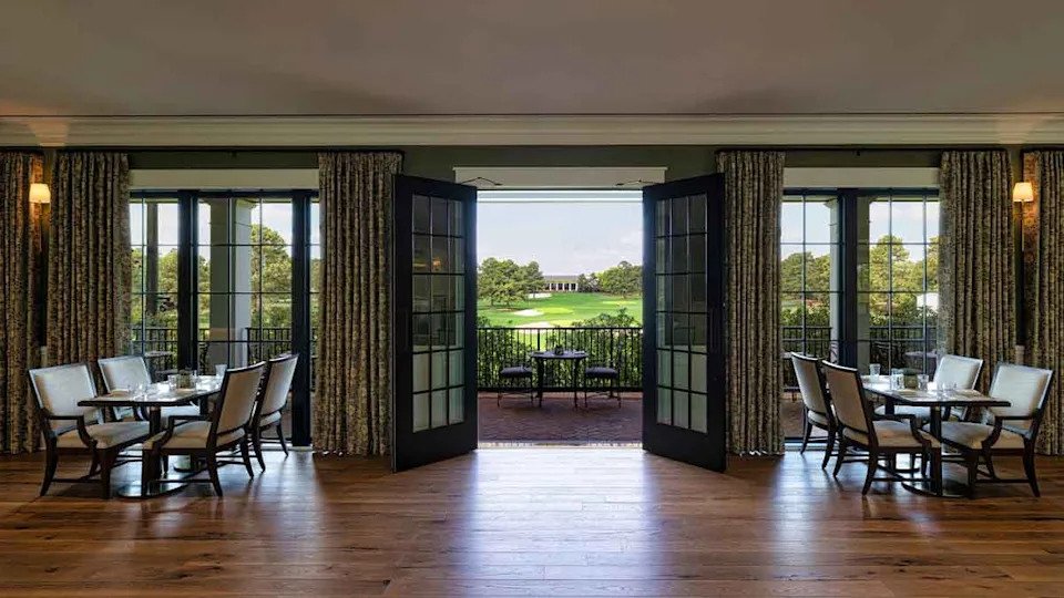 The Magnolia Room at the Player Services Building at Augusta National