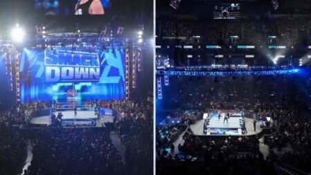 WWE official spotted working despite leg injury after SmackDown went off the air