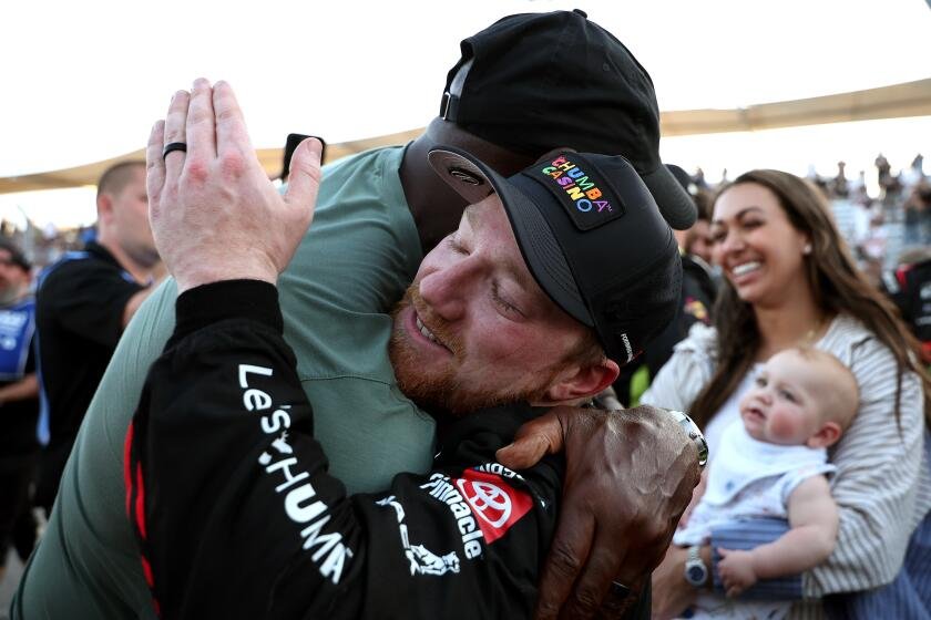 ‘3 Peat Baby’: NASCAR’s Tyler Reddick celebrates historic start to season with team co-owner Michael Jordan