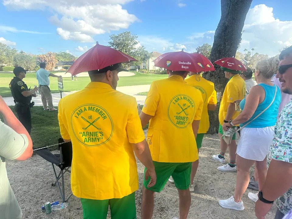 Some sported "Arnie's Army" jackets at the 2026 Arnold Palmer Invitational