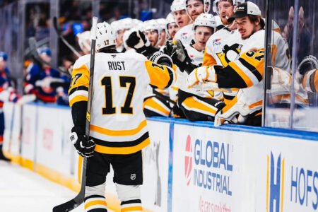 Pens Points: Rust celebrates 20-goal milestone