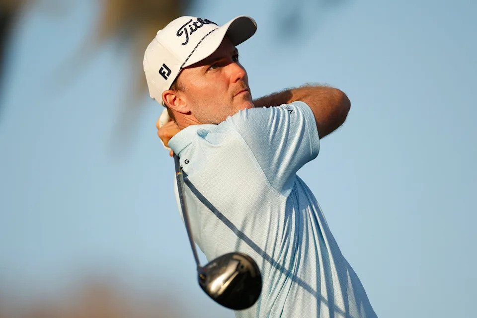 Russell Henley of the United States plays his shot from the 15th tee during the third round of the Arnold Palmer Invitational presented by Mastercard 2026 at Arnold Palmer Bay Hill Golf Course on March 07, 2026 in Orlando, Florida.