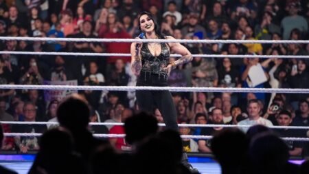 WWE star Rhea Ripley reacts after her ex-partner posts about her