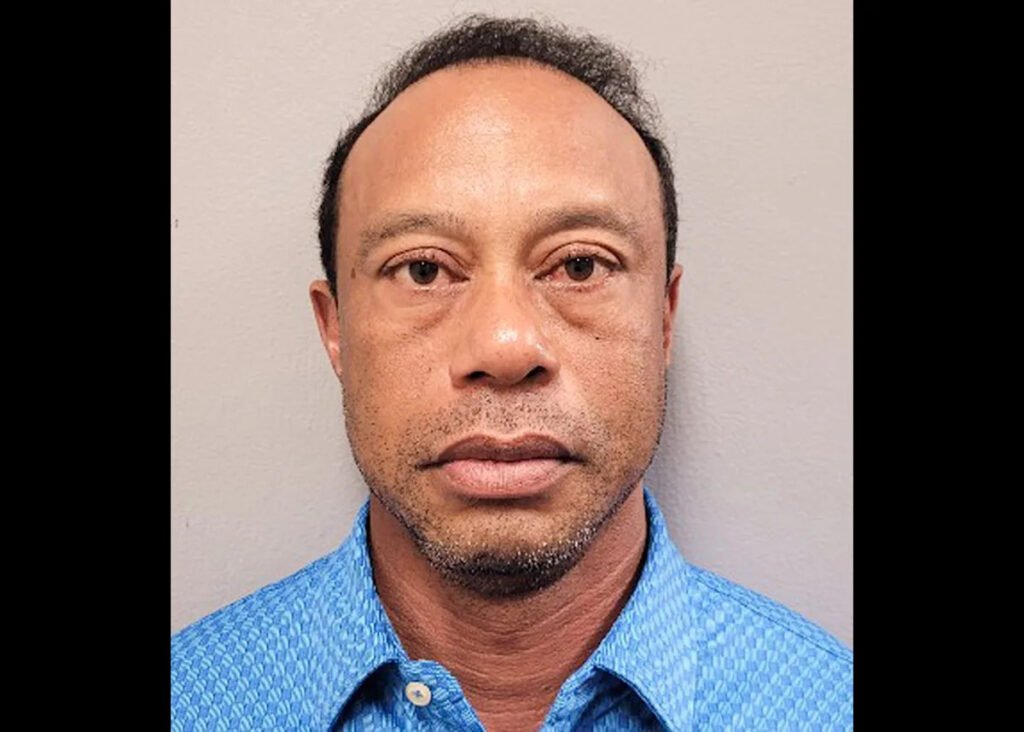 Photos: Tiger Woods mugshot, crash scene, leaving jail
