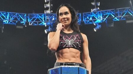 “Make this an inferno match!!” Danhausen has outrageous suggestion for AJ Lee’s title defence